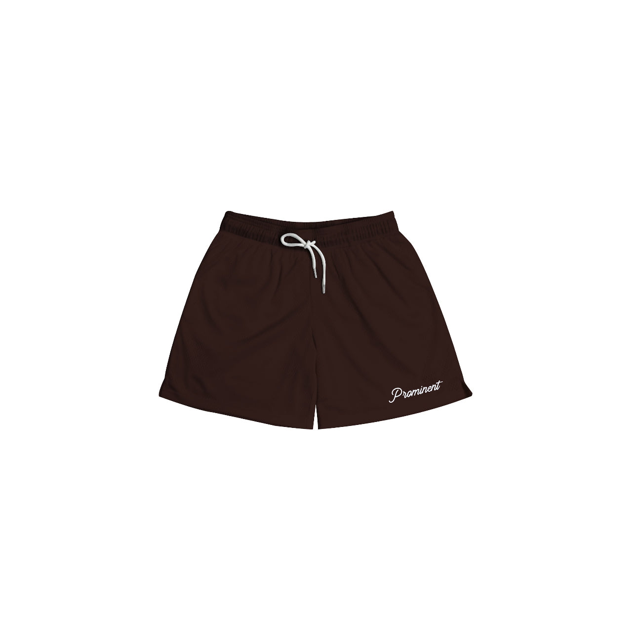 Script Logo Mesh Short in Brown