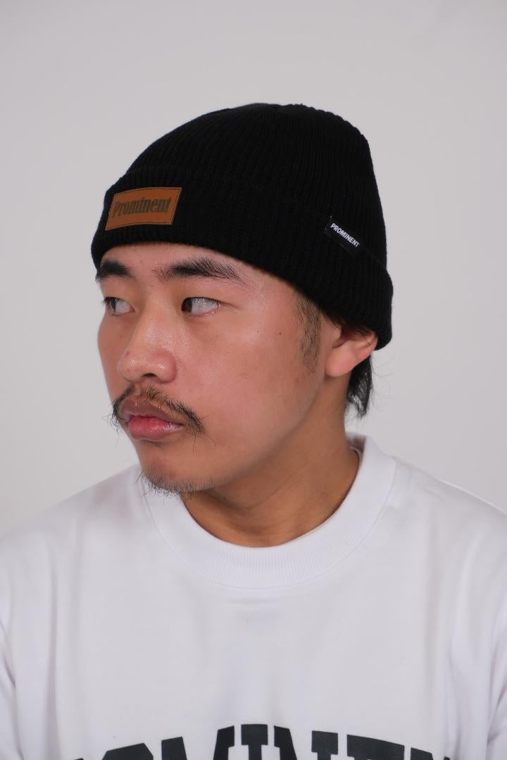 Prominent Fisherman’s Beanie in Black