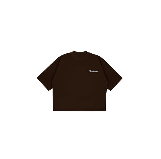 Script Logo Shirts in Brown