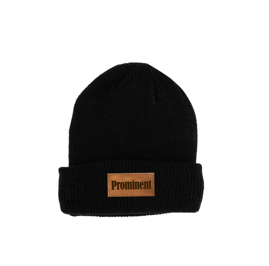 Prominent Fisherman’s Beanie in Black