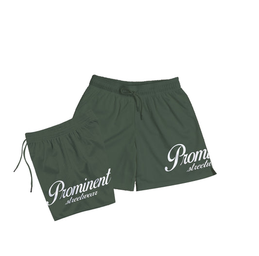 Prominent OG Plain Mesh Short in Green
